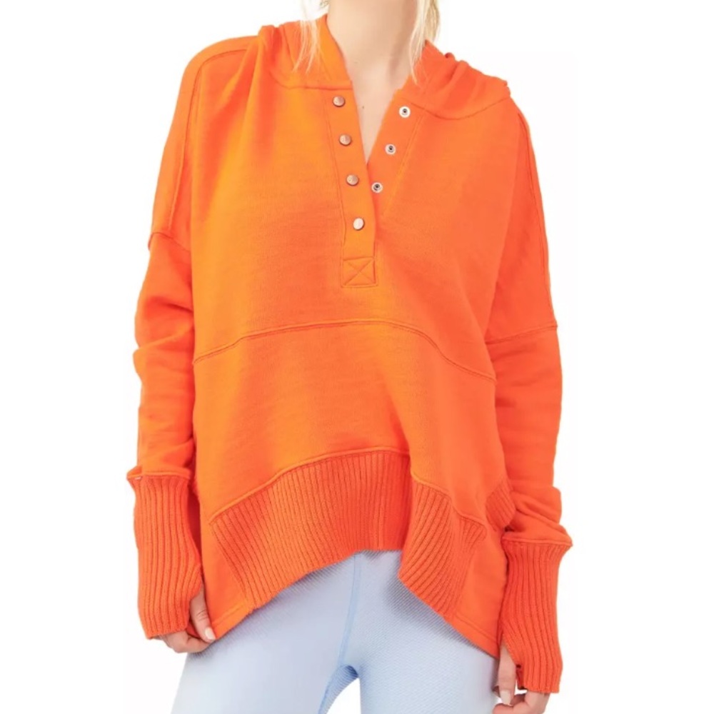 Free People Movement Solid Honey Dove Pullover